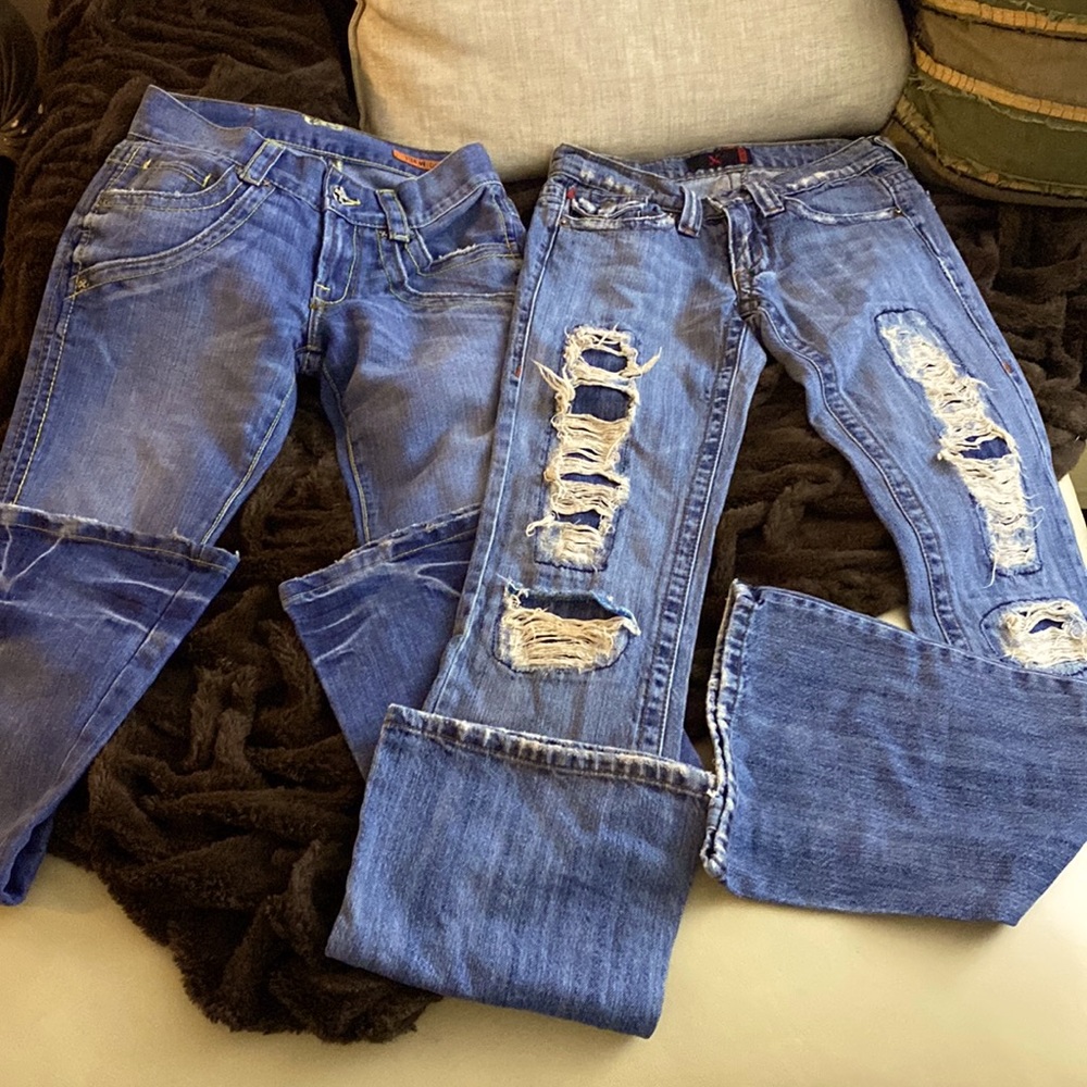 Jean lot. Tag jeans and lvl
